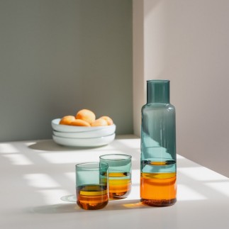 carafe design verre bicolore remember