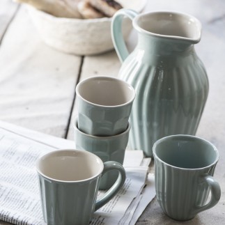 ib laursen mug a cafe cotele goblet gres vert d eau menthe