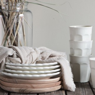 mug a cafe cotele gres blanc ecru creme campagne ib laursen