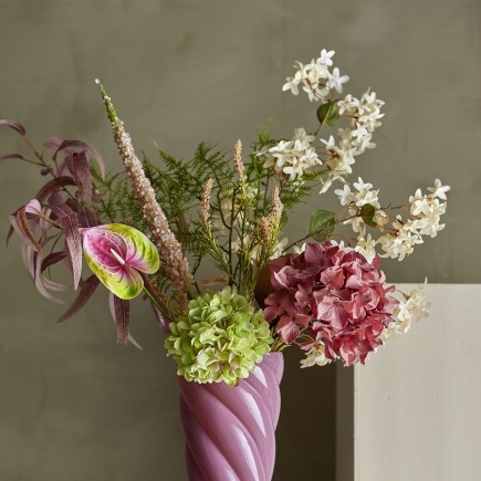 branche d eucalyptus artificiel rouge bloomingville