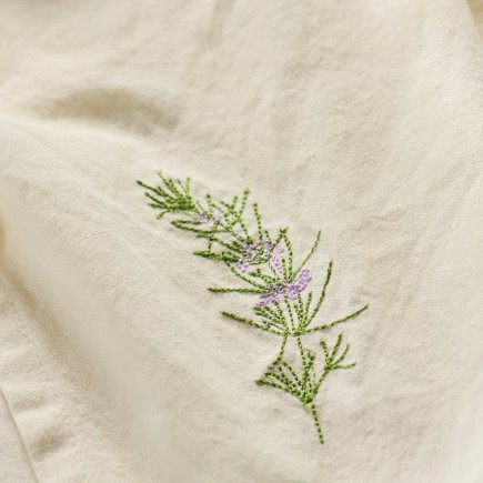 Torchon de cuisine brode coton fleur IB Laursen