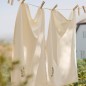 Torchon de cuisine brodé coton romarin IB Laursen SUMMER VIBES