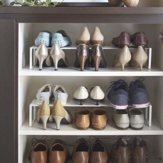 etagere a chaussures extensible gain de place yamazaki frame