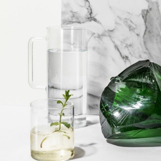 Carafe a eau verre simple design epure Ichendorf Tube