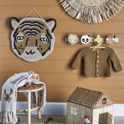 Tierische Wandgarderobe Bloomingville Sade