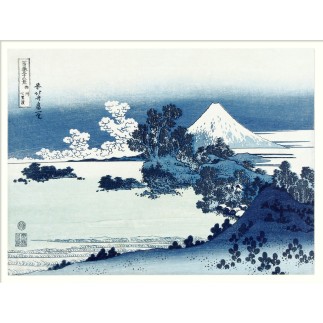 Affiche japonaise mont Fuji The Dybdahl Fuji and Surroundings