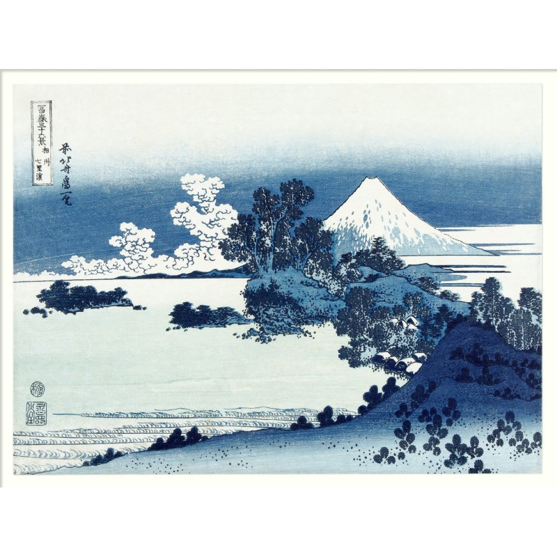 Affiche japonaise mont Fuji The Dybdahl Fuji and Surroundings