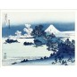 Affiche japonaise mont Fuji The Dybdahl Fuji and Surroundings
