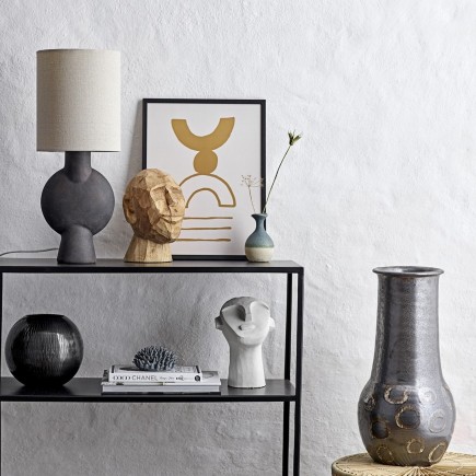 Lampe à poser grès lin Bloomingville SERGIO