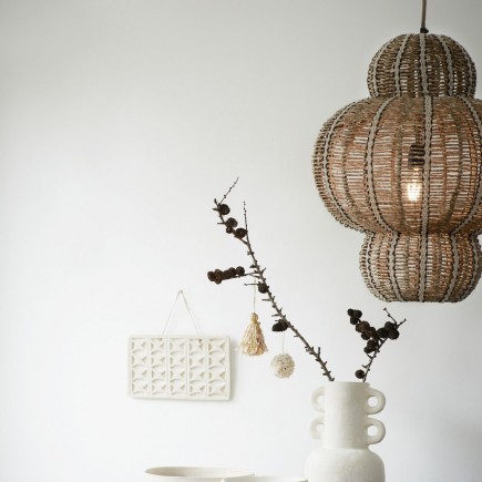 suspension tressee herbier corde naturel madam stoltz