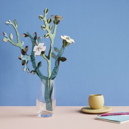 Bouquet fleurs décoratives carton Studio Roof Van Gogh Almond Blossom