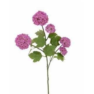 Fleur hortensia boule de neige artificielle Bloomingville Snowball