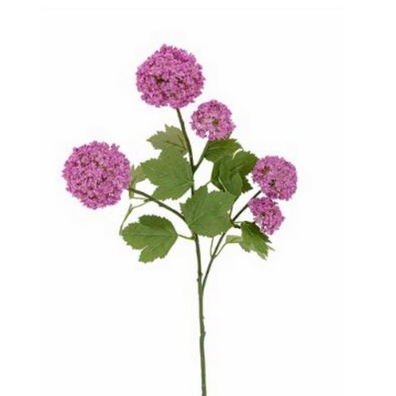 Fleur hortensia boule de neige artificielle Bloomingville Snowball