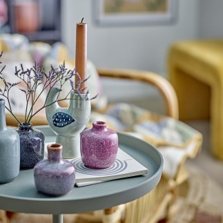 Mini vases multicolores gres Bloomingville Maien set de 7