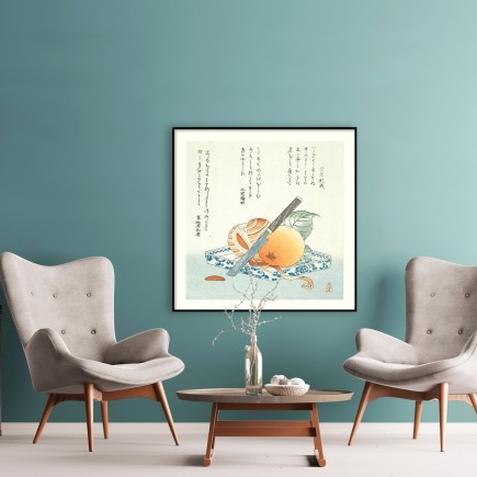 illustration japonaise fruits Ukiyo-e the dybdahl