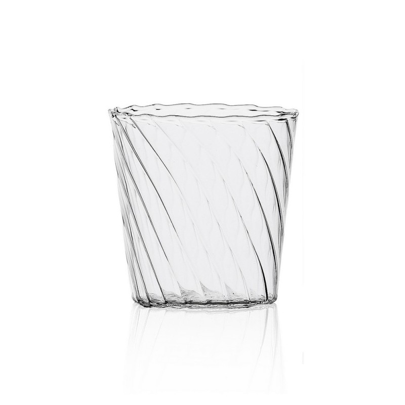 Verre a eau design texture rayures Ichendorf Milano Venezia ottico