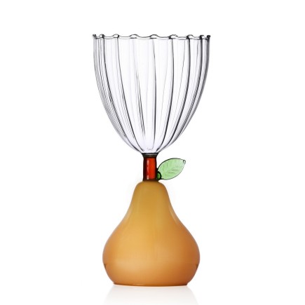 Verre a pied poire Ichendorf Milano  Fruits and Flowers