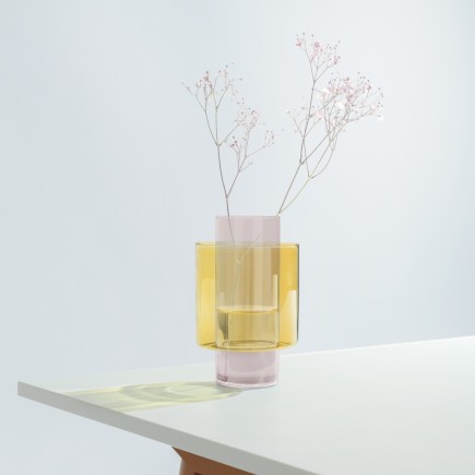 Vase design couleur verre Ichendorf Milano Boreale