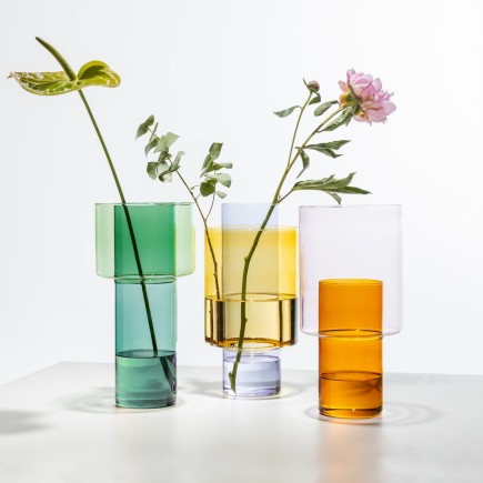 Vase design contemporain couleur Ichendorf Milano Boreale
