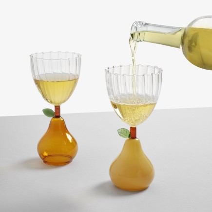 Verre a pied poire Ichendorf Milano  Fruits and Flowers