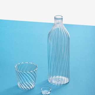 Verre à eau design texturé Ichendorf Venezia ottico