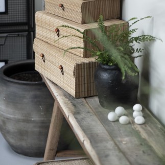 Banc rustique bois recycle IB Laursen Unika