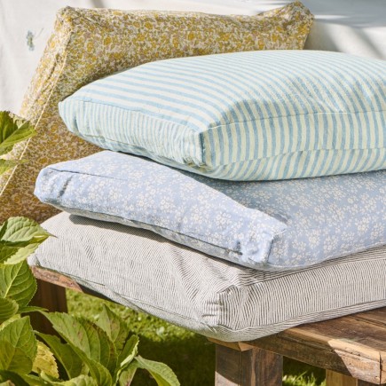 Housse pour coussin de chaise rayures beige IB Laursen