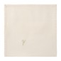 Serviette de table broderie fleur coton IB Laursen SUMMER VIBES