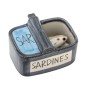 Repose couteau poisson sardine gres Bloomingville set de 5