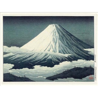 Affiche mont Fuji Ukiyo-E The Dybdahl Mount Fuji