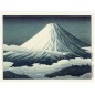 Affiche mont Fuji Ukiyo-E The Dybdahl Mount Fuji