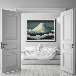 Affiche mont Fuji Ukiyo-E The Dybdahl Mount Fuji