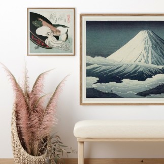 Affiche mont Fuji Ukiyo-E The Dybdahl Mount Fuji