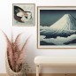 Affiche mont Fuji Ukiyo-E The Dybdahl Mount Fuji