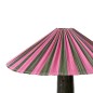Abat jour de lampe bambou rayures couleur HK living plisse