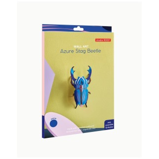 Coleoptere decoration murale carton metalise Studio Roof