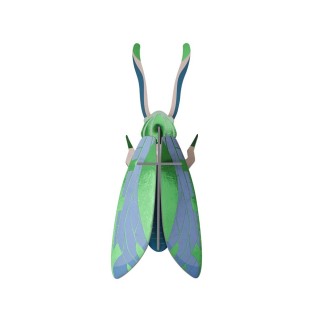 Sauterelle decoration murale carton metalise Studio Roof Grasshopper