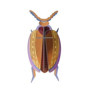 Capricorne decoration murale Studio Roof Cuprum Beetle