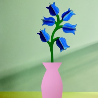 Fleur carton campanule carillon decoration Studio Roof