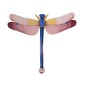 Libellule decoration murale carton Studio Roof Dragonfly