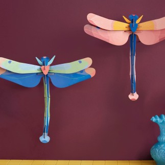 Libellule decoration murale carton Studio Roof Dragonfly