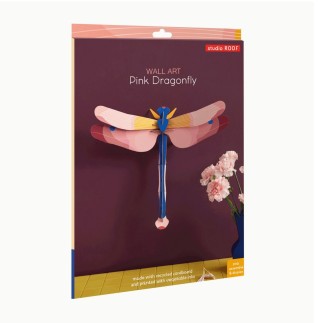 Libellule decoration murale carton Studio Roof Dragonfly