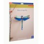Libellule murale carton Studio Roof Blue Dragonfly