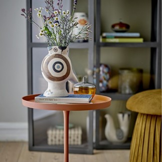 Vase oiseau design graphique Bloomingville Mahrab