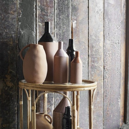 Große Flaschenvase aus Steinzeug, Madam Stoltz