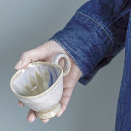 tasse rustique artisanale gres beige bloomingville imogen