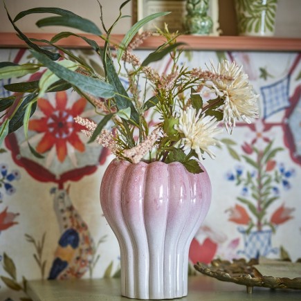 Vase gres rose Bloomingville Kyla