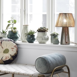 Vase gres vert jade madam stoltz