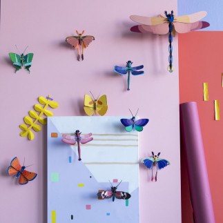 Libellule decoration murale carton Studio Roof Dragonfly