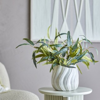 Cache pot chic elegant epure gres Bloomingville Isidora